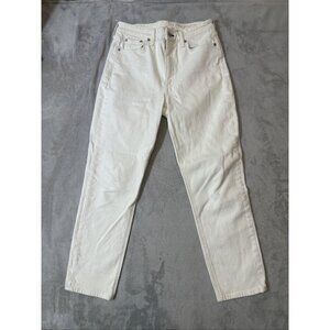 Rag and Bone Nina High Rise Ankle Cigarette Jeans Organic Cotton Womens Size 28